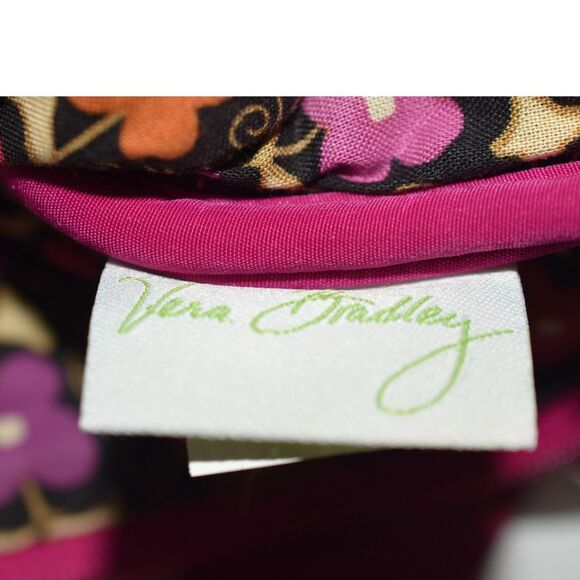 Vera Bradley Magenta Quilted Hipster Trendy Crossbody/Shoulder Bag Purse - Picture 3 of 6